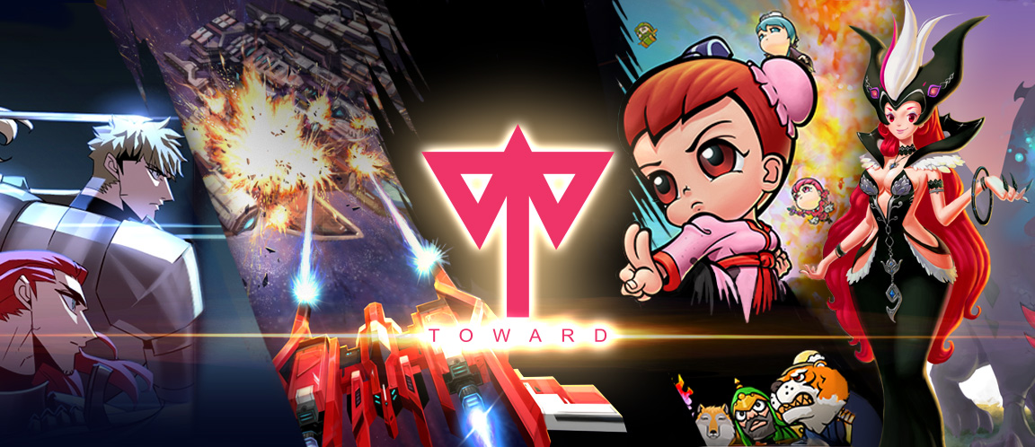 투워드 로고와 말단 병사에서 군주까지, AstroWings, 배틀 사자성어, 마녀의 숲 캐릭터 아트